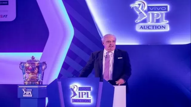 IPL auctioneer Hugh Edmeades has collapsed at