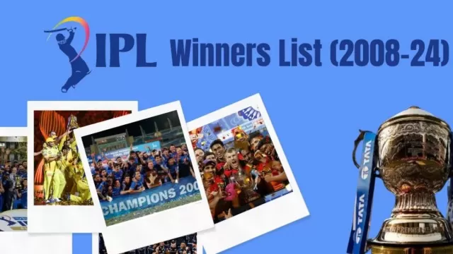 IPL Winner and Runner-up Team List from