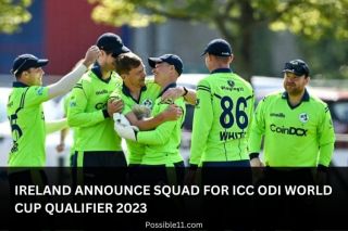 Ireland Announces Squad for ICC ODI