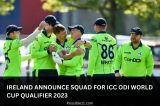 Ireland Announces Squad for