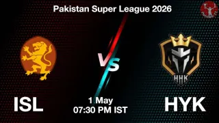 ISL vs HYK PSL 2026, Pitch