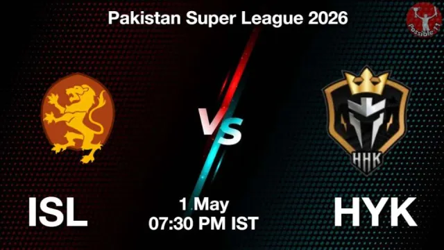 ISL vs HYK PSL 2026, Pitch Report,