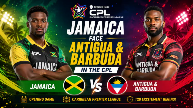 Jamaica face Antigua and Barbuda in the
