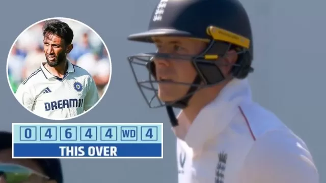 Jamie Smith takes 23 runs in one
