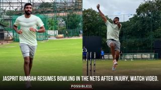 Jasprit Bumrah resumes bowling in the