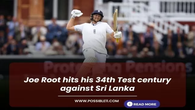 Joe Root hits his 34th Test century