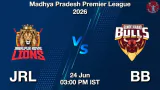 JRL vs BB MPL T20 2026 Match Preview, Head to Head, Playing XI & AI Prediction