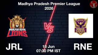 JRL vs RNE MPL 2026 Match