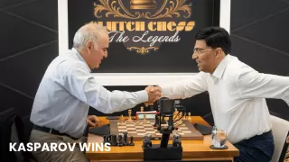Kasparov Clinches Victory Early, Anand Finishes
