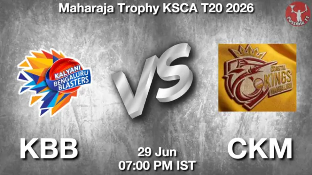 KBB vs CKM 2026 Match Preview, Head