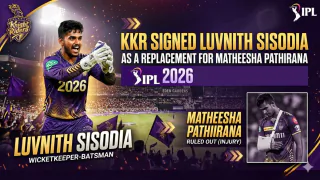KKR signed Luvnith Sisodia as a