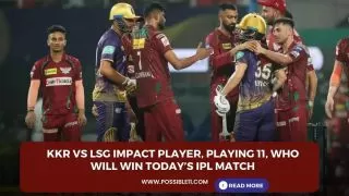 KKR vs LSG Impact Player, Playing