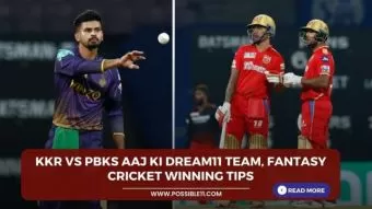 KKR vs PBKS Aaj ki Dream11