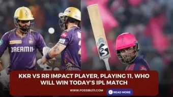 KKR vs RR Impact Player, Playing