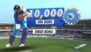 Kohli completes 10,000 ODI runs while