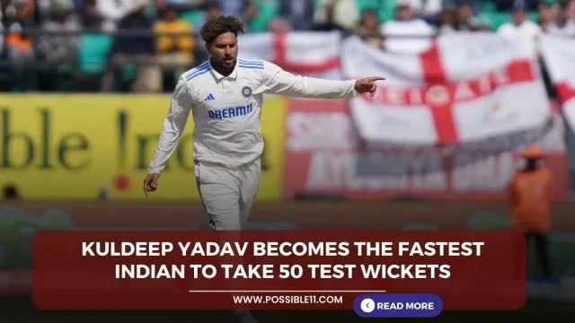 Kuldeep Yadav becomes the fastest Indian to