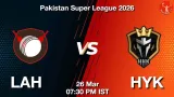 LAH vs HYK PSL