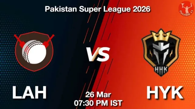 LAH vs HYK PSL 2026, Pitch Report,