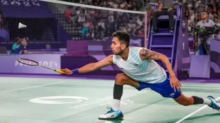 Lakshya Sen Stunned by Nhat Nguyen