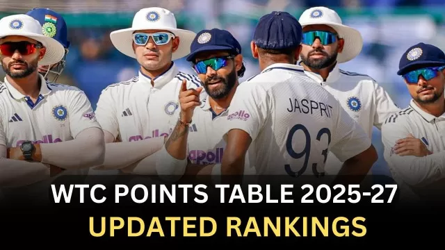Latest WTC Points Table (2025-2027): India vs