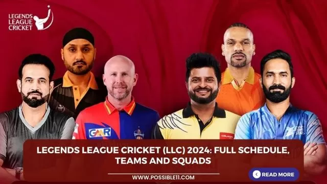 Legends League Cricket (LLC) 2024: Full Schedule,