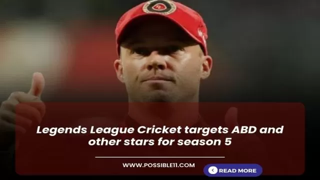 Legends League Cricket targets ABD and other