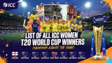 List of all ICC Women T20 World Cup winners