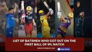 List of batsmen who got out