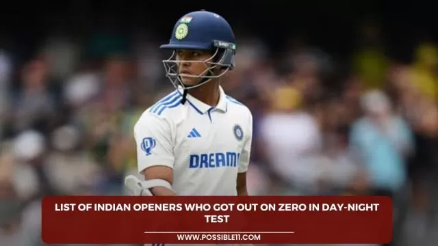 List of Indian openers who got out