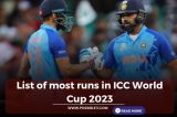 List of most runs