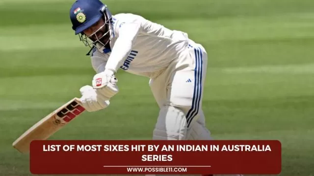 List of most sixes hit by an