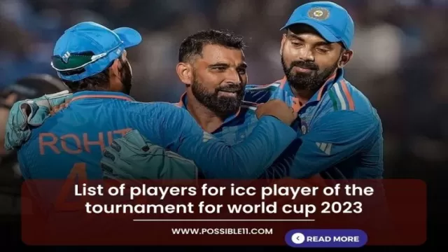 List of players for icc player of