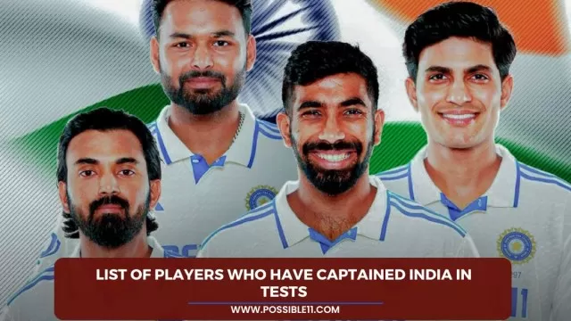 List of players who have captained India