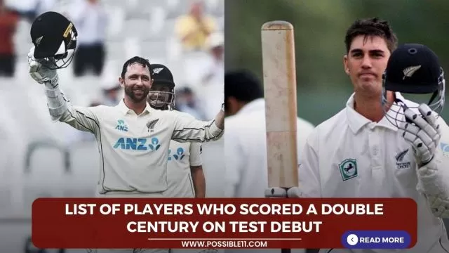 List of players who scored a double