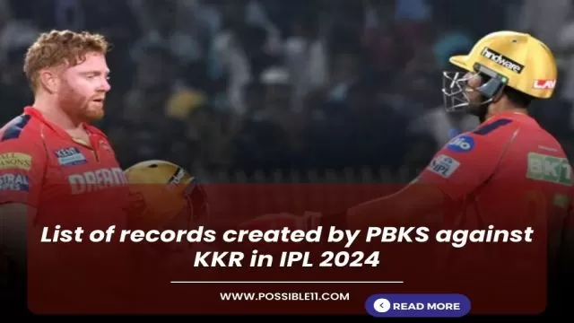 List of records created by PBKS against