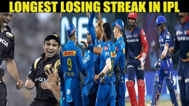List Of The Top 5 Longest Losing