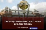 List of Top Performers