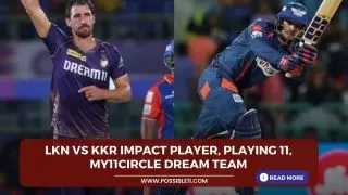 LKN vs KKR Impact Player, Playing