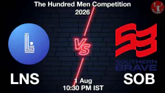 LNS vs SOB 2026 Match Picture