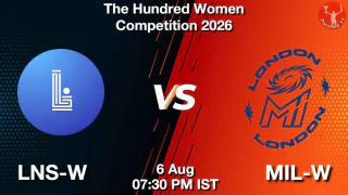 LNS-W vs MIL-W 2026 Match Preview, Head to Head, Playing XI & AI Prediction LNS-W vs MIL-W 2026 Match Preview,