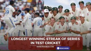 Longest winning streak of series in