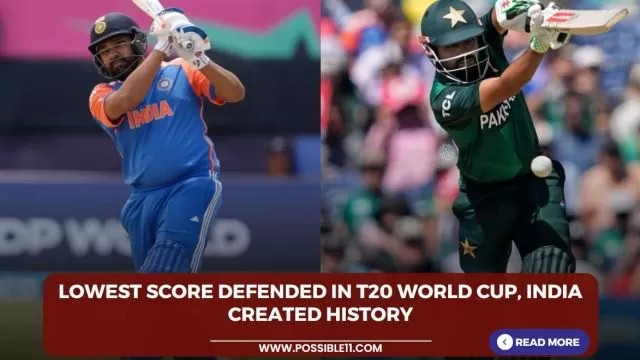 Lowest Score Defended in T20 World Cup,