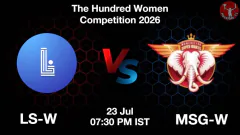 LS-W vs MSG-W 2026 Match Picture