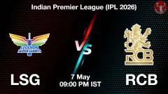 LSG vs RCB IPL 2026, Picture
