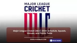 Major League Cricket (MLC) 2024: Schedule,