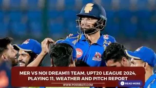 MER vs NOI Dream11 Team, UPT20