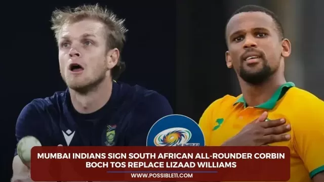 MI sign South African all-rounder Corbin Boch