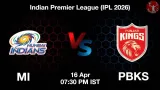 MI vs PBKS IPL