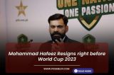 Mohammad Hafeez Resigns right