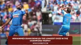 Mohammed Shami bowled the